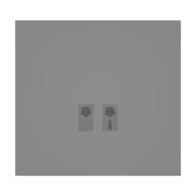 Lockable Metal Doubledoor