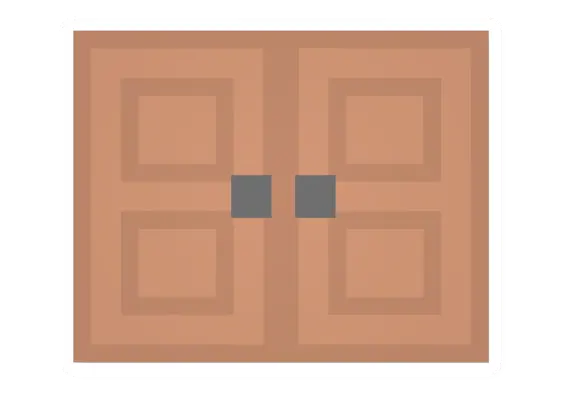 Unlocked Maple Shutter