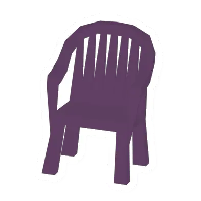 Purple Plastic Chair