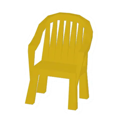 Yellow Plastic Chair