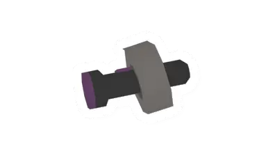 Makeshift Purple Headlamp