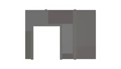 Offset Metal Doorway