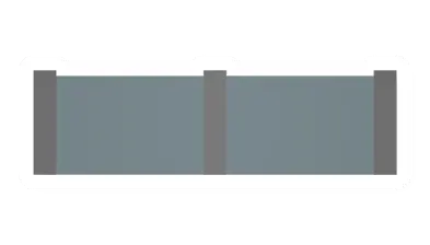 Metal Railing w/ Bulletproof Glass