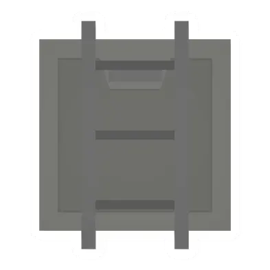 Unlocked Reinforced Ladder Hatch