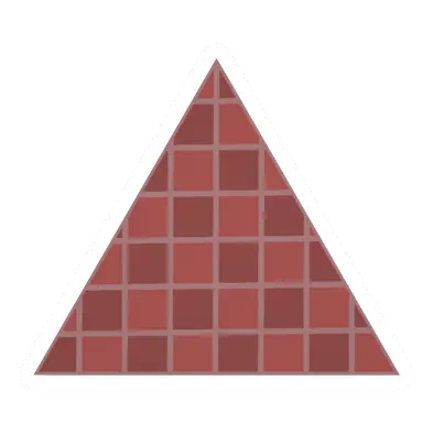 Triangular Tile Roof