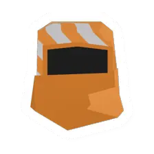 Orange Makeshift Balaclava