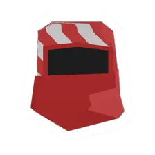 Red Makeshift Balaclava