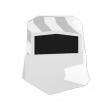 White Makeshift Balaclava