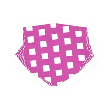 Pink Dotted Bandana