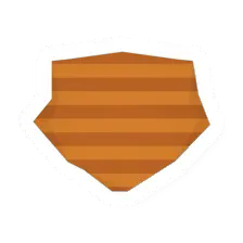 Orange Striped Bandana