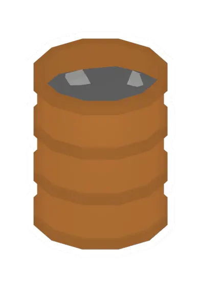 Orange Flaming Barrel