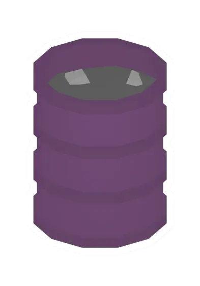 Purple Flaming Barrel
