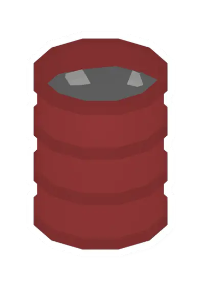 Red Flaming Barrel