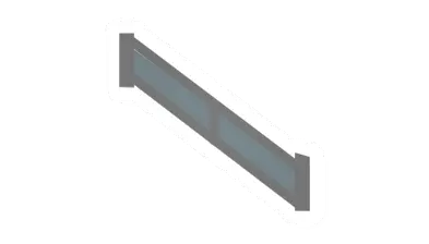 Reinforced Ramp Railing w/ Bulletproof Glass