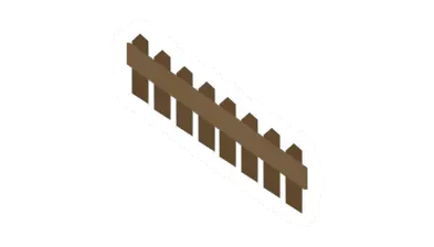 Pine Plank Ramp Railing