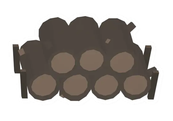 Wooden Logs Stack