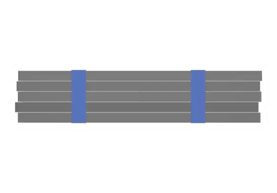 Stacked Metal Sheets