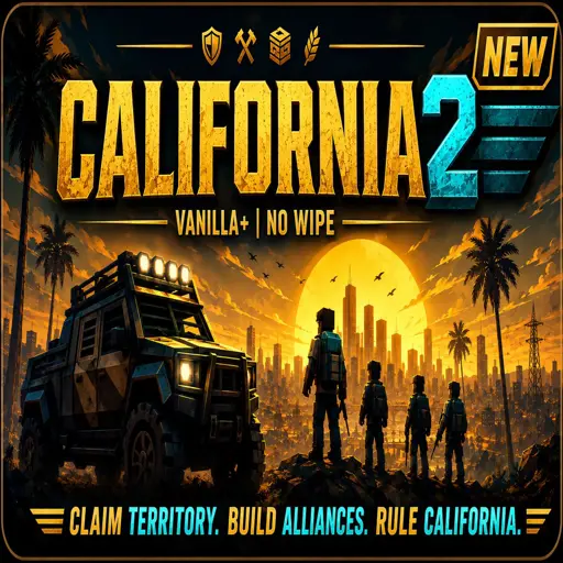 California 2 | Vanilla+ | No Wipe | No Alts server icon